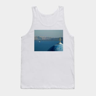 Santorini caldera Tank Top